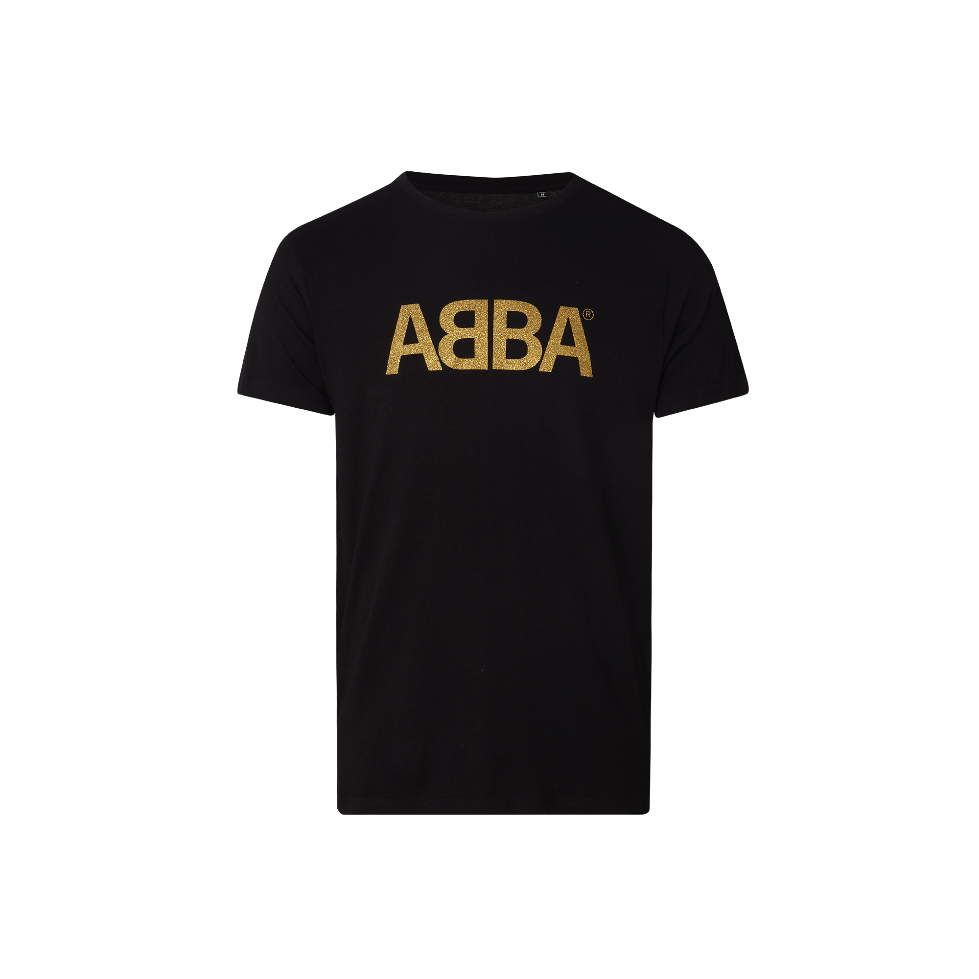 ABBA Gold logo black t-shirt