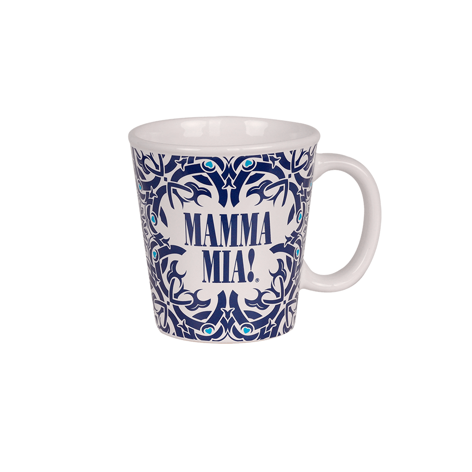 ABBA Mamma Mia pattern mug
