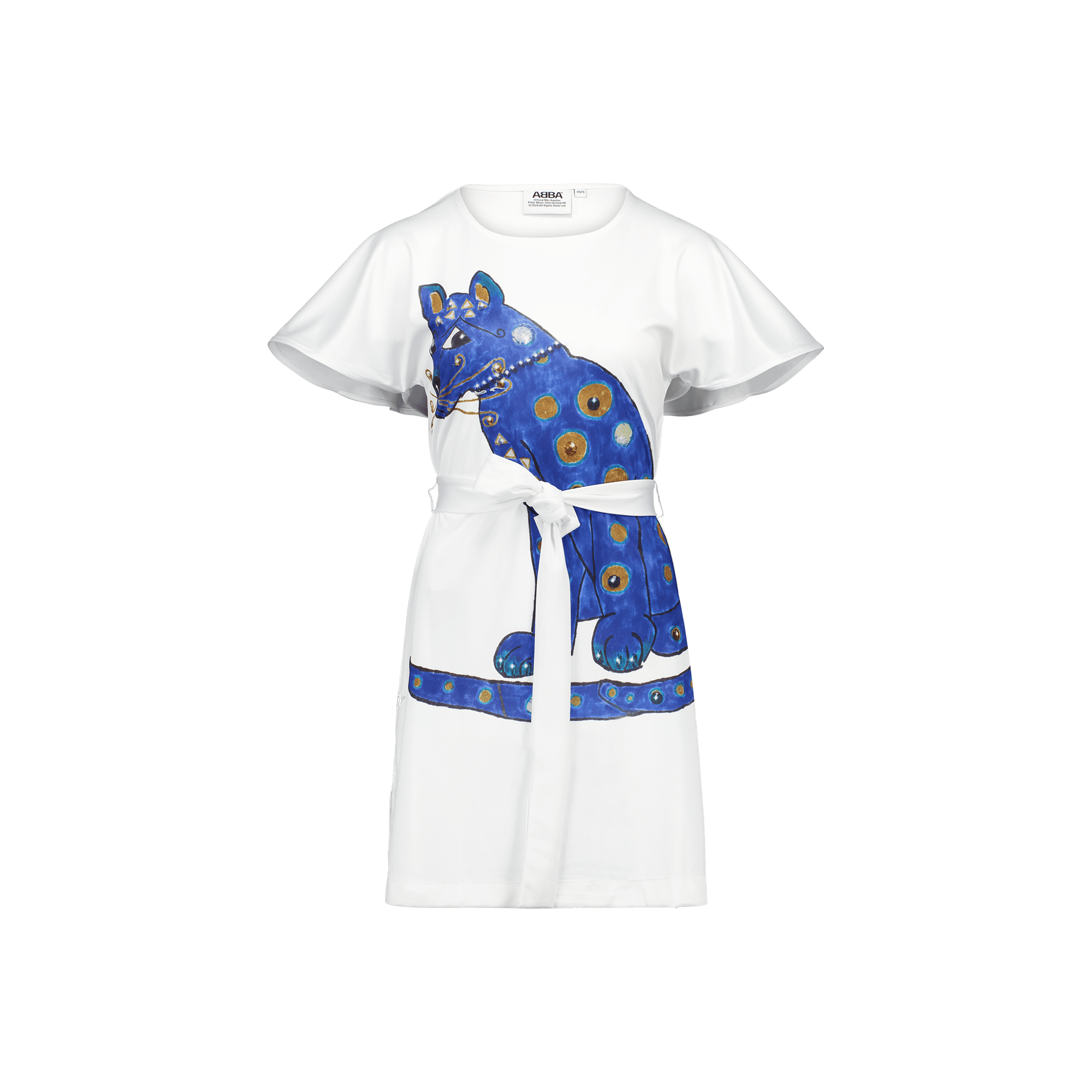 Angetha Blue Cat Dress