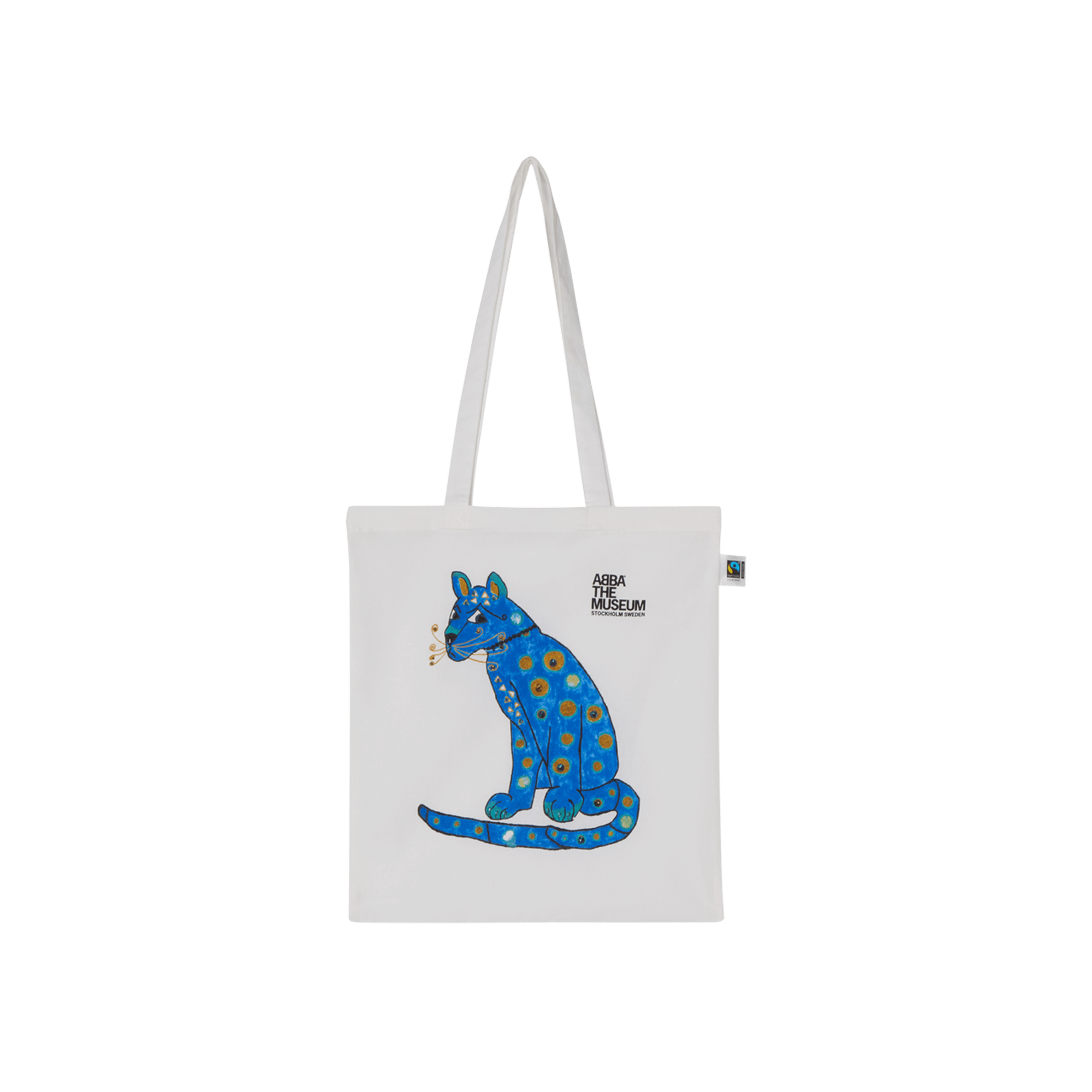ABBA Blue cat tote bag