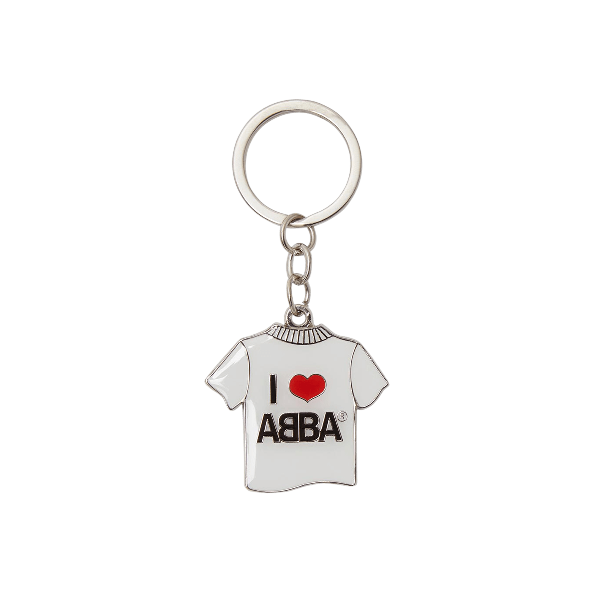 I Love ABBA keyring