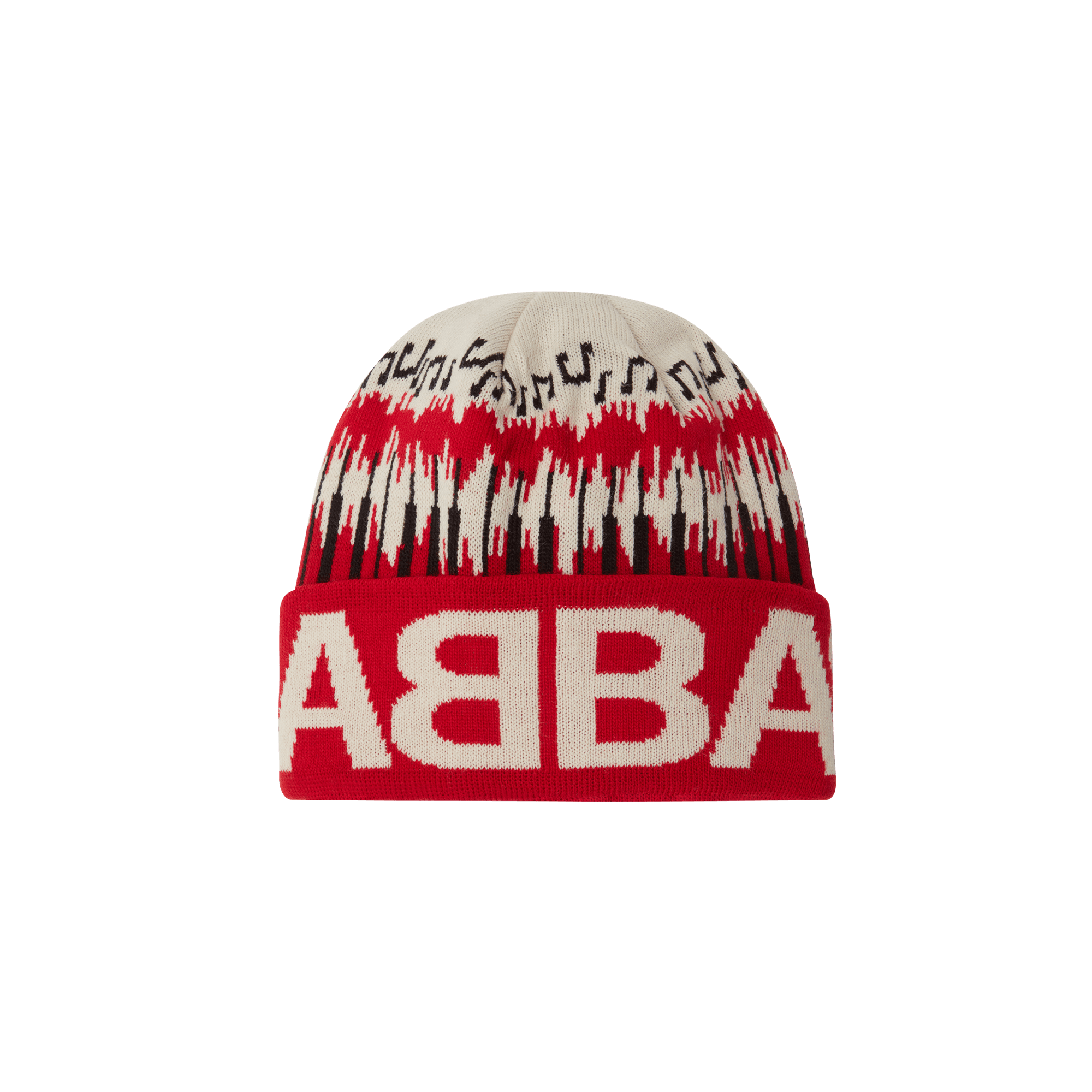 ABBA knitted hat red